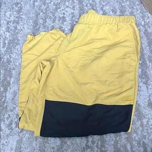 The North Face Yellow and Black Men's Pants